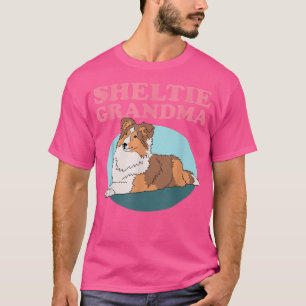 Sheltie Grandma Dog Owner Shetland Sheepdog Shelt T-Shirt