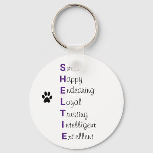 Sheltie Keychain