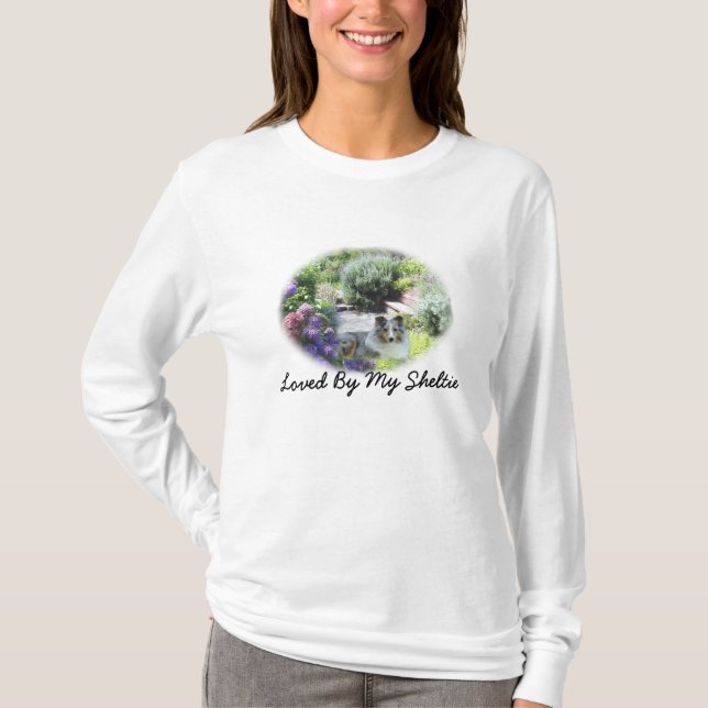 Sheltie Ladies T-Shirt (Front)