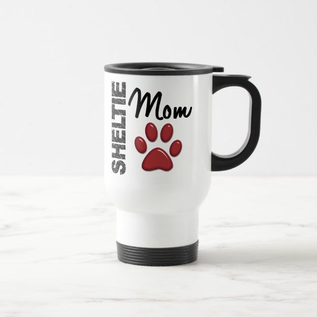 Sheltie Mum 2 Travel Mug (Right)