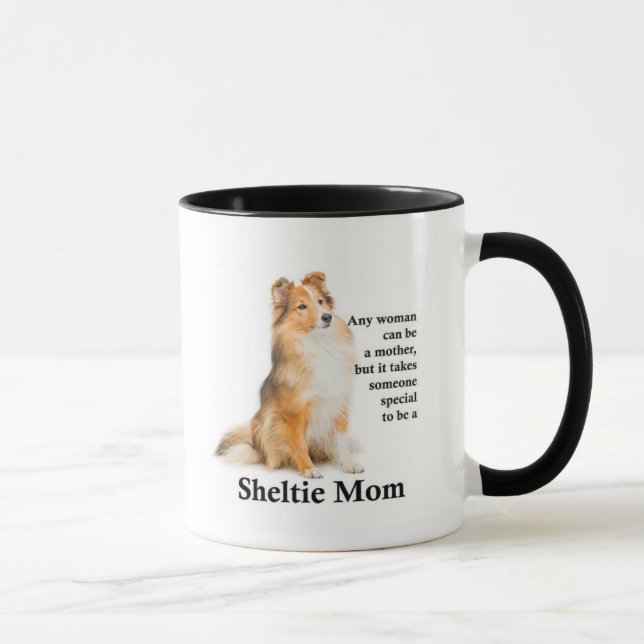 Sheltie Mum Mug (Right)