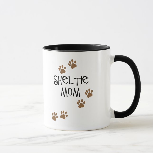 Sheltie Mum Mug (Right)