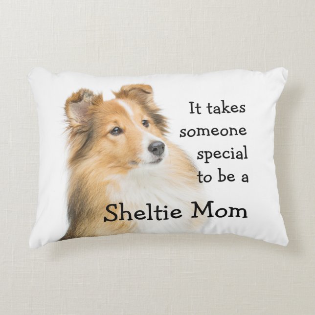 Sheltie Mum Pillow (Front)