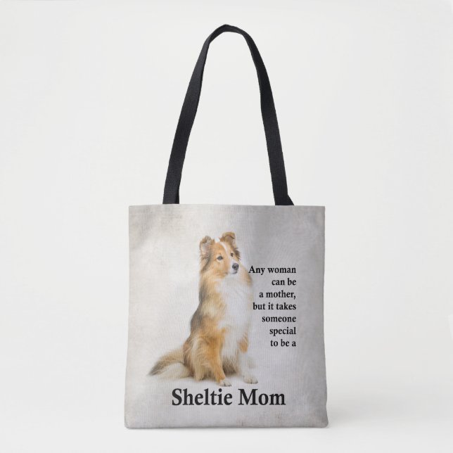 Sheltie Mum Tote (Front)