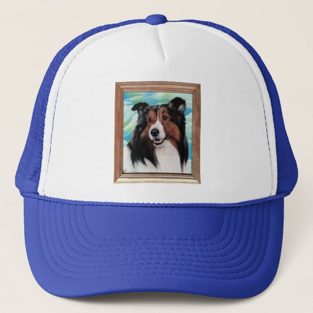 Sheltie Painting Hat Designs (Front)