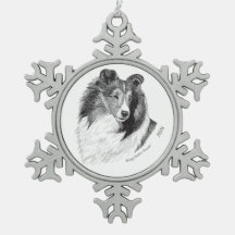 Sheltie Pen & Ink By Cindy Alvarado - Yeary