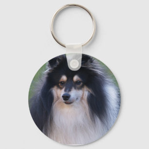 Sheltie Photo Keychain