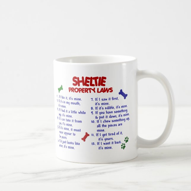 SHELTIE PL2 COFFEE MUG (Right)