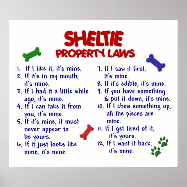 SHELTIE PL2 POSTER (Front)