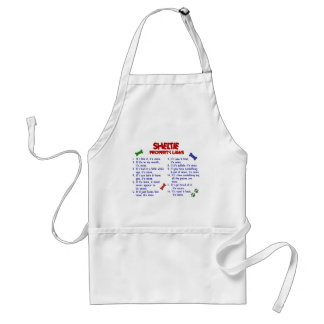SHELTIE Property Laws 2 Standard Apron