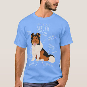 Sheltie Shetland Sheepdog Anatomy 1 T-Shirt