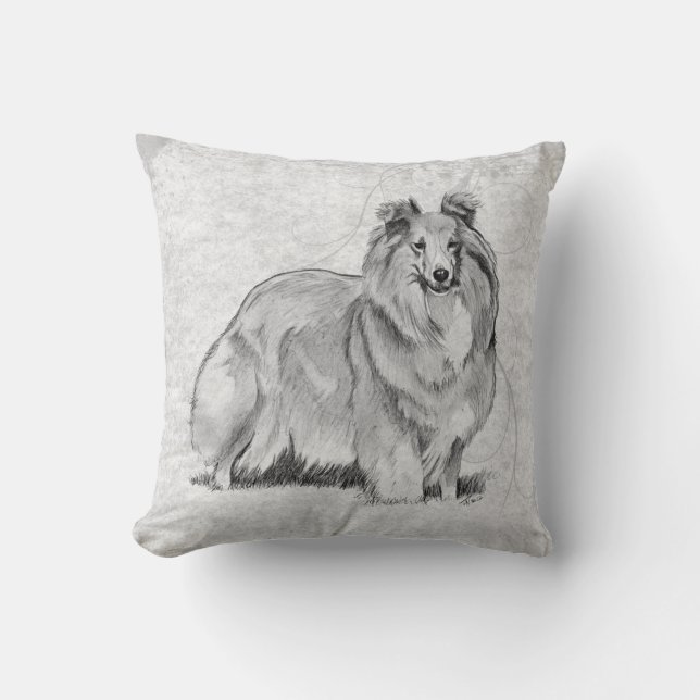 Sheltie - Shetland Sheepdog Cushion (Front)
