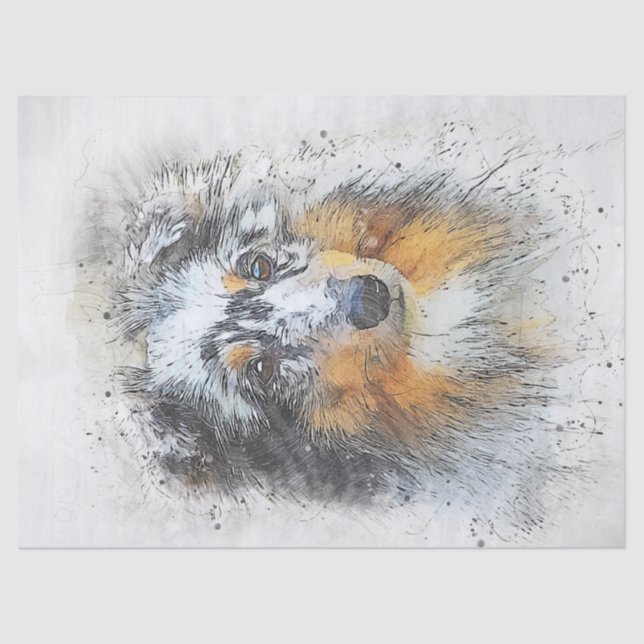 Sheltie -Shetland Sheepdog Decoupage Tissue Paper (Front)