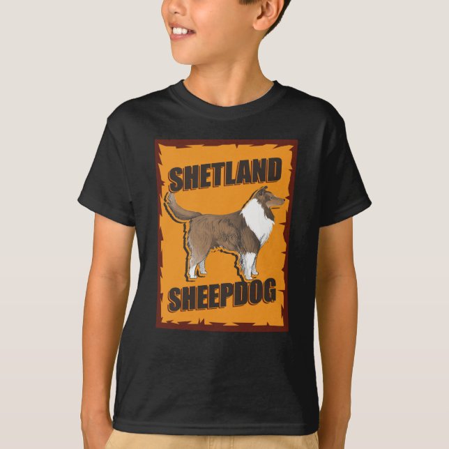 Sheltie Shetland Sheepdog | Dog Owner Shelties T-Shirt (Front)