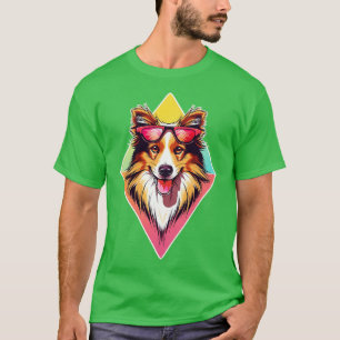Sheltie Shetland Sheepdog Sunglasses T-Shirt