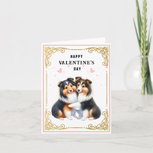 Sheltie   Shetland Sheepdog   Valentine's Day Card