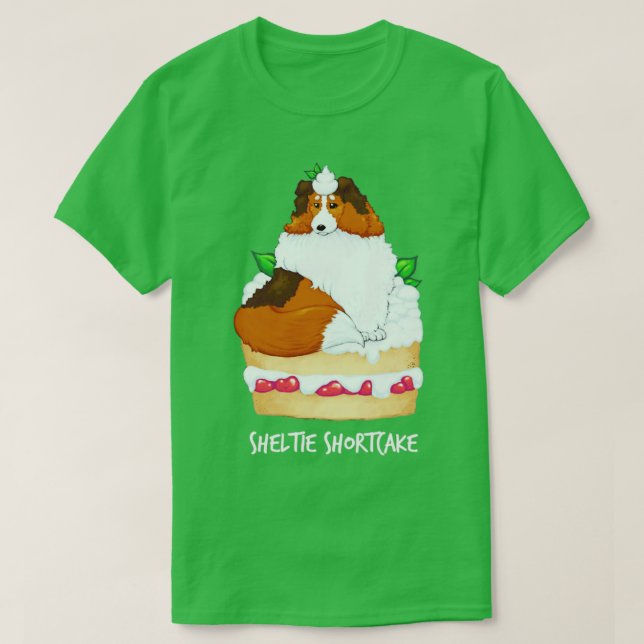 Sheltie Shortcake T-Shirt (Design Front)