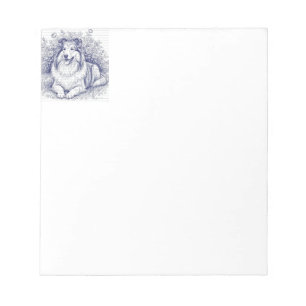 Sheltie Sketch Notepad