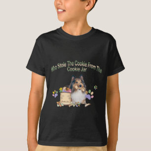 Sheltie stole cookie for dark apparel T-Shirt