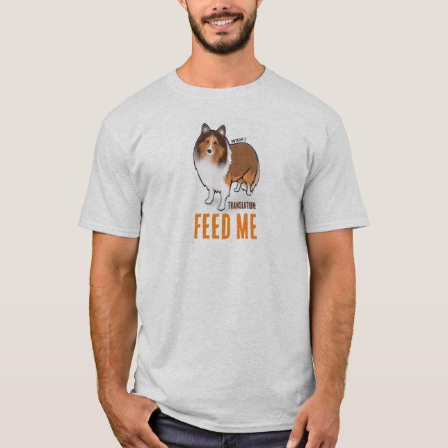Sheltie t-shirt (Front)