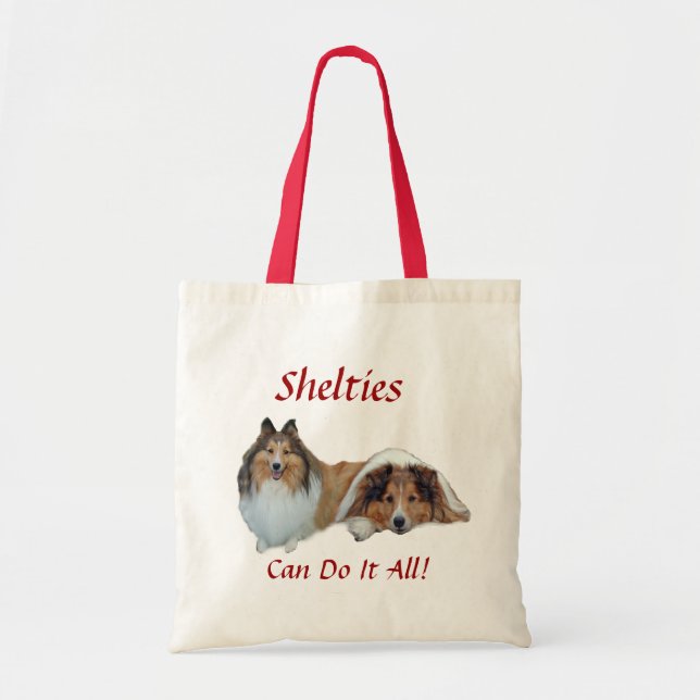 Sheltie Tote Bag (Front)