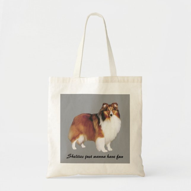 Sheltie Tote Bag (Front)