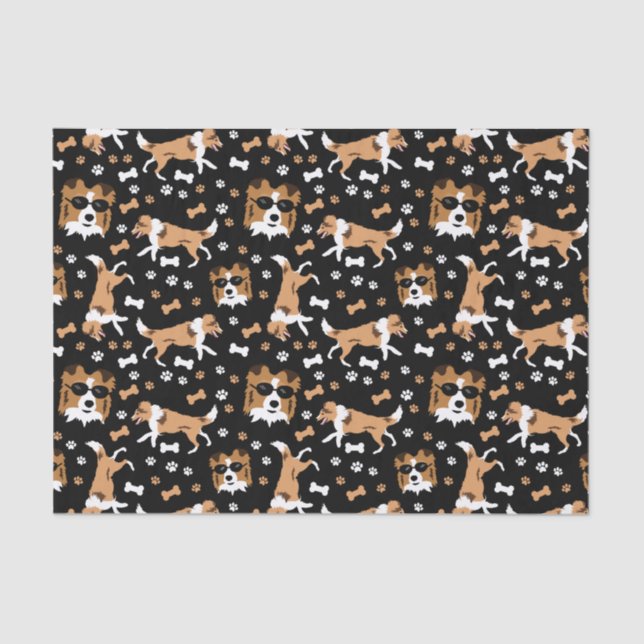 Shelties Shetland Sheepdog Mini Collie Dog Tissue  Tissue Paper (Front)