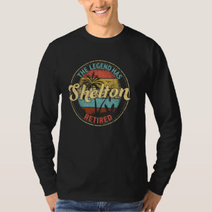 Shelton Legend Has Retired Personalised Retirement T-Shirt