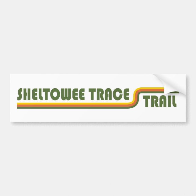 Sheltowee Trace Trail Kentucky Tennessee Bumper Sticker (Front)