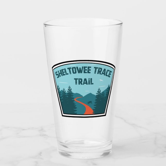 Sheltowee Trace Trail Kentucky Tennessee Glass (Front)