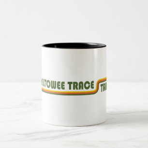 Sheltowee Trace Trail Kentucky Tennessee Two-Tone Coffee Mug