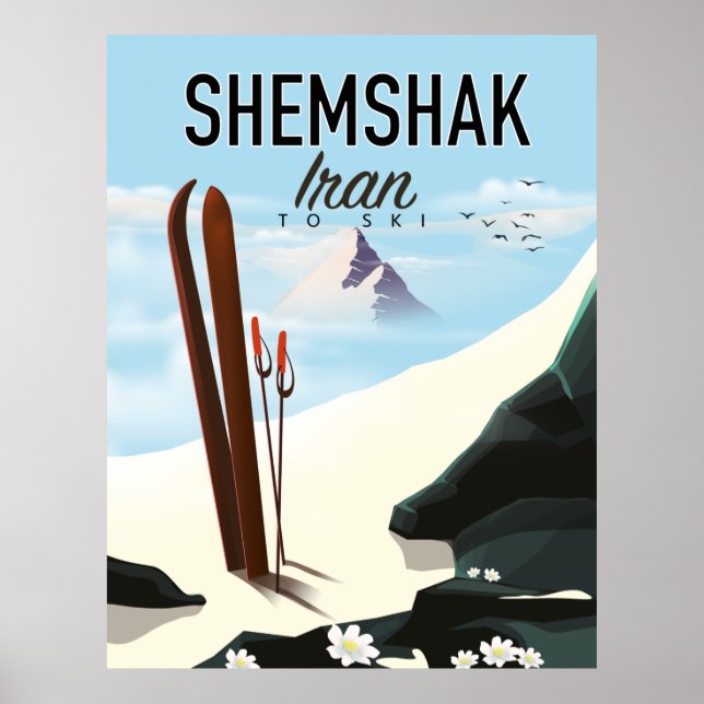 Shemshak Iran Ski poster. Poster (Front)
