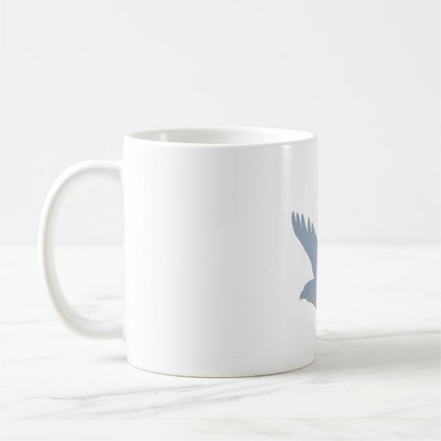 Shenandoah bird travel logo coffee mug (Left)