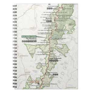 Shenandoah map notebook