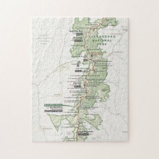 Shenandoah map puzzle