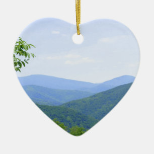 Shenandoah Mountains Ceramic Tree Decoration