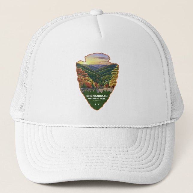 Shenandoah National Park Arrowhead Trucker Hat (Front)