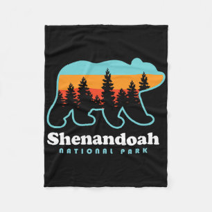 Shenandoah National Park Bear Shenandoah Valley Fleece Blanket