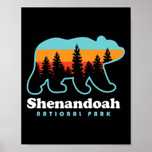Shenandoah National Park Bear Shenandoah Valley  Poster