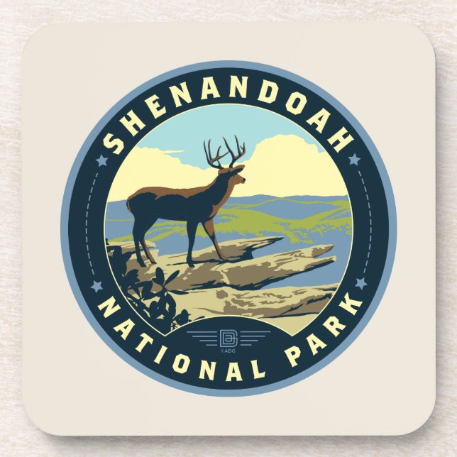 Shenandoah National Park Coaster (Front)