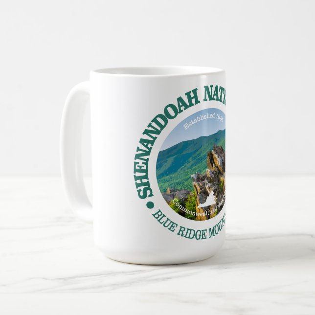 Shenandoah National Park Coffee Mug (Front Left)