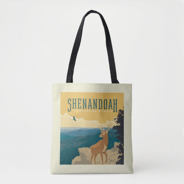 Shenandoah National Park | Deer Tote Bag (Front)