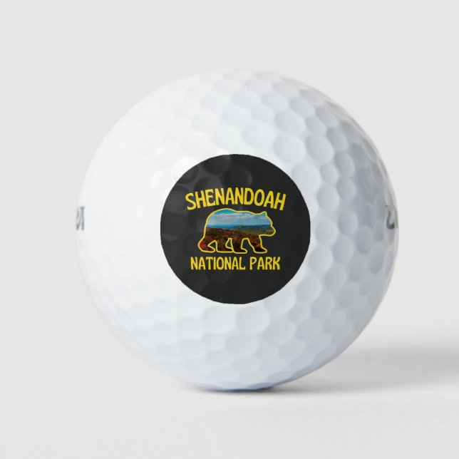 Shenandoah National Park Golf Balls (Front)