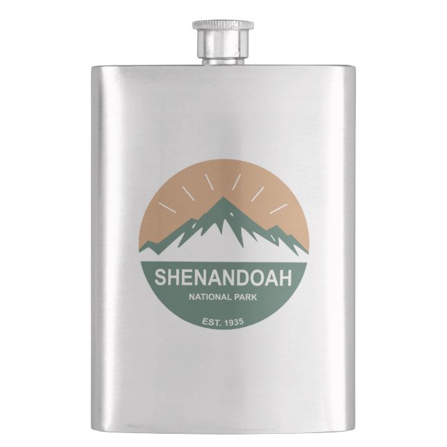 Shenandoah National Park Hip Flask (Front)