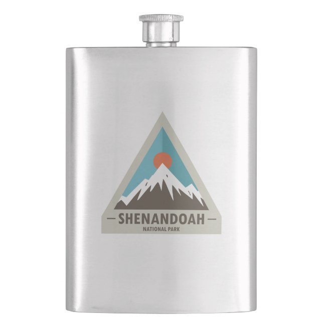 Shenandoah National Park Hip Flask (Front)