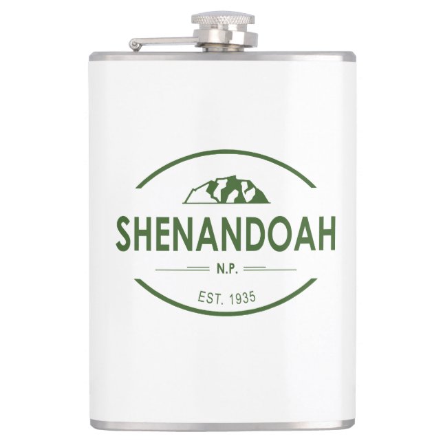 Shenandoah National Park Hip Flask (Front)