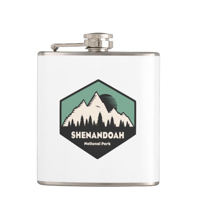 Shenandoah National Park Hip Flask (Front)