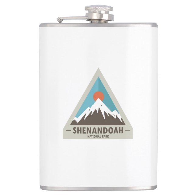 Shenandoah National Park Hip Flask (Front)