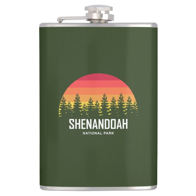 Shenandoah National Park Hip Flask (Front)