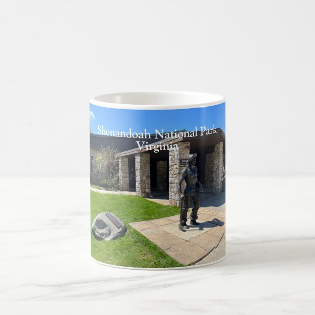 Shenandoah National Park in Virginia Coffee Mug (Center)